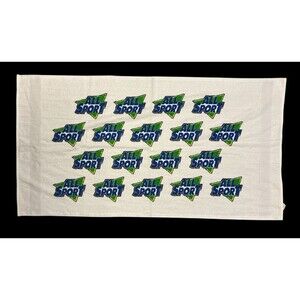 Vintage ALL SPORT Gym Sports Bench Rally Towel 23.25 x 44